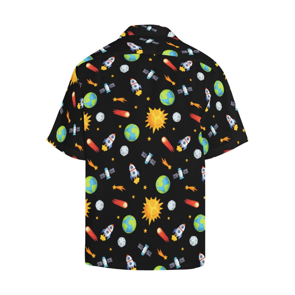 Busy Space - Mens Hawaiian Shirt