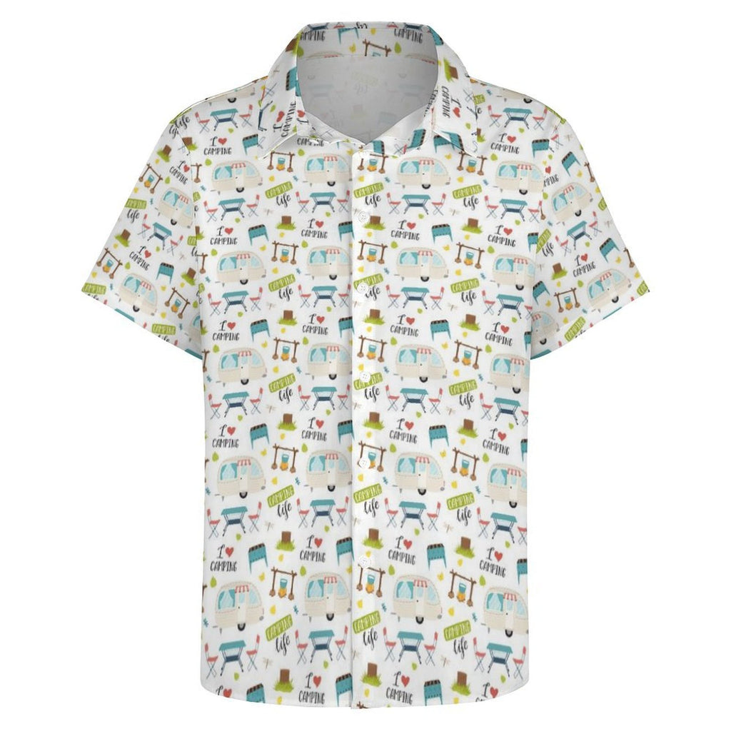 Camping Life Women's Collared Pocketless Short Sleeve Shirt