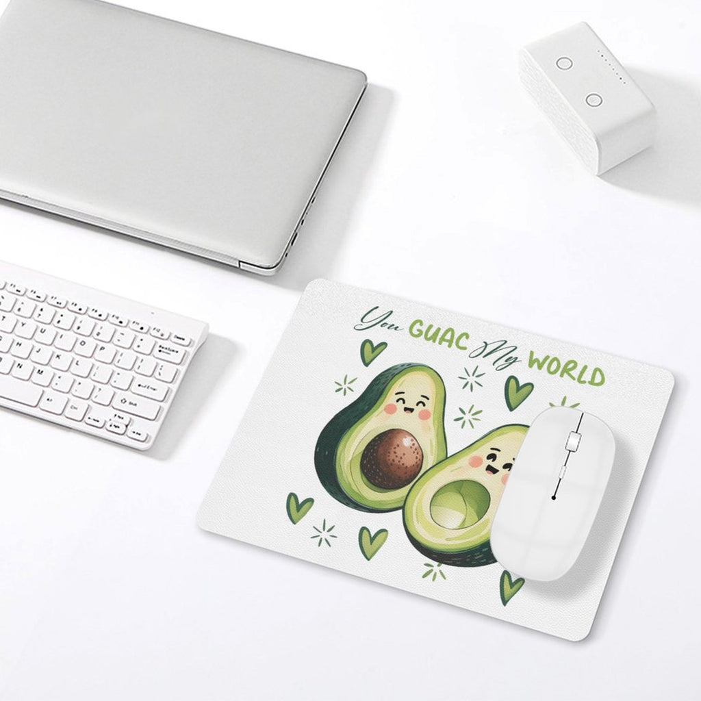 Avocado, You Guac My World Leather Mouse Pad Leather Mouse Pad Food Printed Offshore