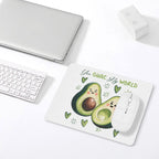 Avocado, You Guac My World Leather Mouse Pad Leather Mouse Pad Food Printed Offshore