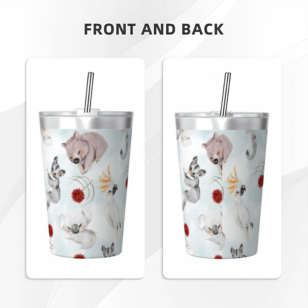 Aussie Animals Small Stainless Steel Travel Mug Cup 12oz/350ml