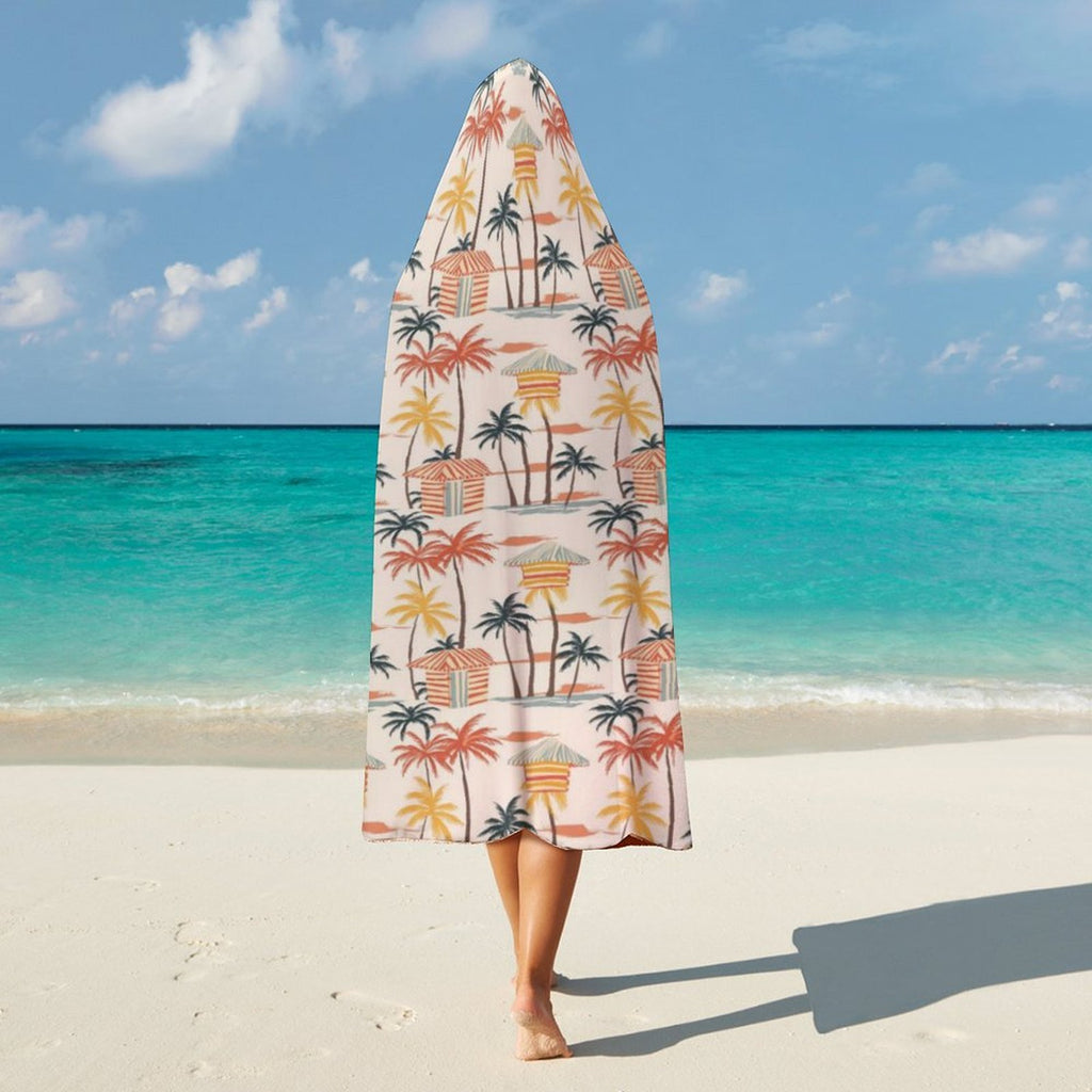 Beach Shack Kids Hooded Blanket 100cm x 130cm