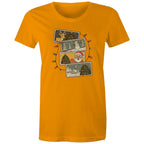 Retro Christmas Cards - Womens T-shirt