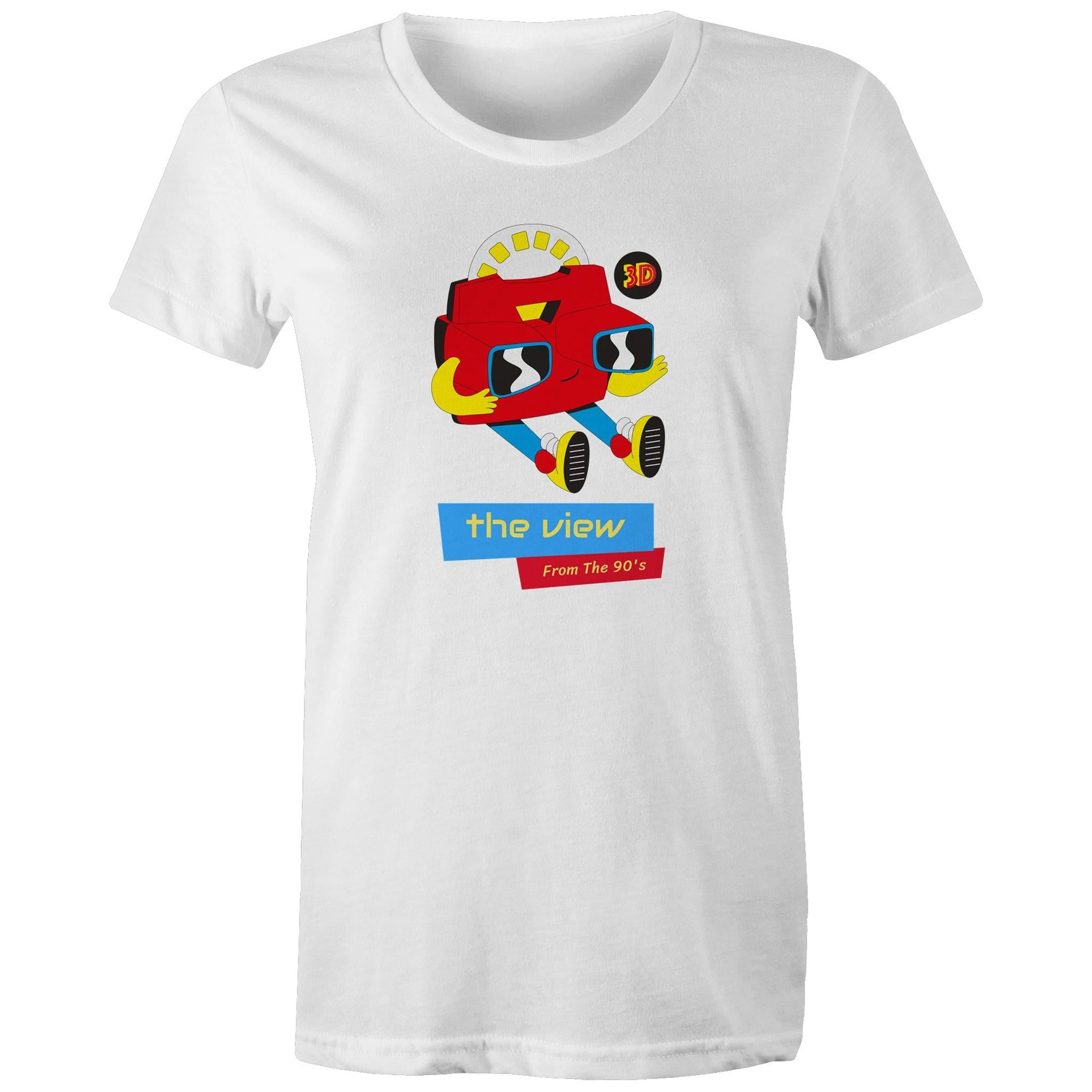 The View From The 90's - Womens T-shirt White