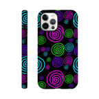 Bright Spirals - Apple iPhone Tough case iPhone 12 Pro Max iPhone Tough Case Globally Fulfilled