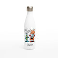 Personalised I Think You're Overreacting Chemistry White 17oz Stainless Steel Water Bottle Default Title Personalised Water Bottle Printed Offshore Science