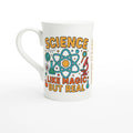 Personalised - Science, Like Magic But Real - White 10oz Porcelain Slim Mug Default Title Personalised Porcelain Mug Globally Fulfilled Science