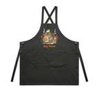 Stay Weird, Guitar Playing Frog On A Snail AS Colour Carrie Apron Coal One Size Apron animal Music Printed In Australia
