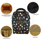 Fun Space Multi-Function Backpack, Nappy / Diaper Bag Multi-function Backpack, Nappy / Diaper Bag Printed Offshore Space