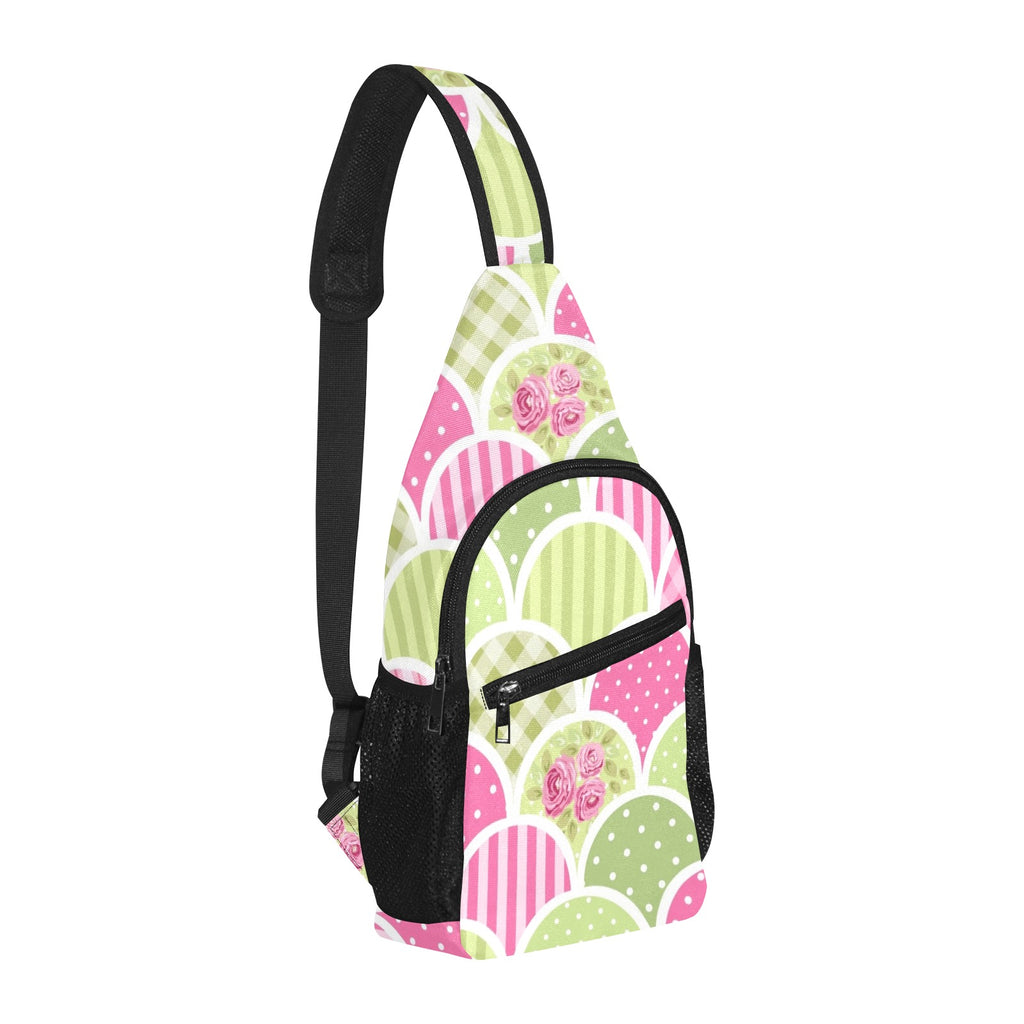 Floral Tabs - Chest Bag