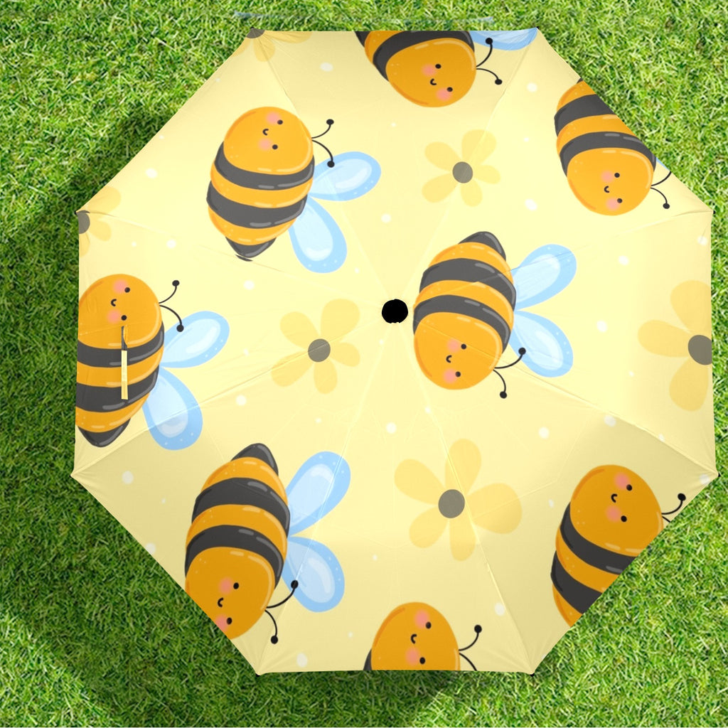 Bright Bees - Semi-Automatic Foldable Umbrella (Model U12) Semi-Automatic Foldable Umbrella (U12)