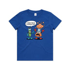I Think You're Overreacting Chemistry Kids AS Colour T-shirt