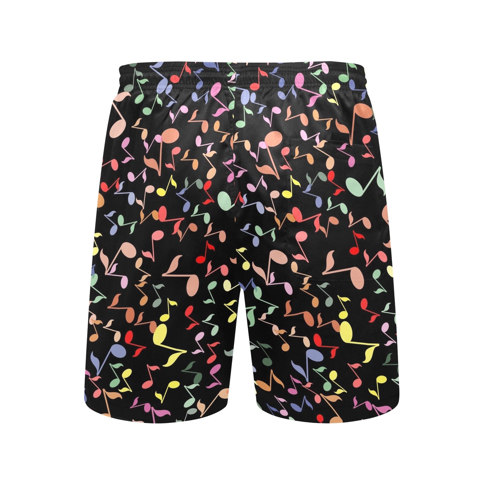 Quavers, Music Notes - Men's Mid-Length Beach Shorts Men's Mid-Length Beach Shorts Music Printed Offshore