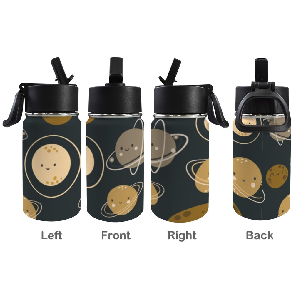 Planets 12oz Kids Water Bottle with Straw Lid