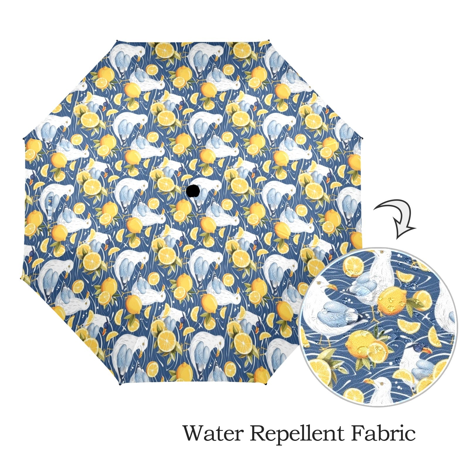Lemon Seagull - Umbrella Umbrella animal Printed Offshore