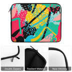 Abstract Colours Laptop Sleeve (Multiple Sizes) Laptop Sleeve Printed Offshore
