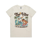 Dinosaurs The Vibe Is In Shambles Women's AS Colour T-shirt
