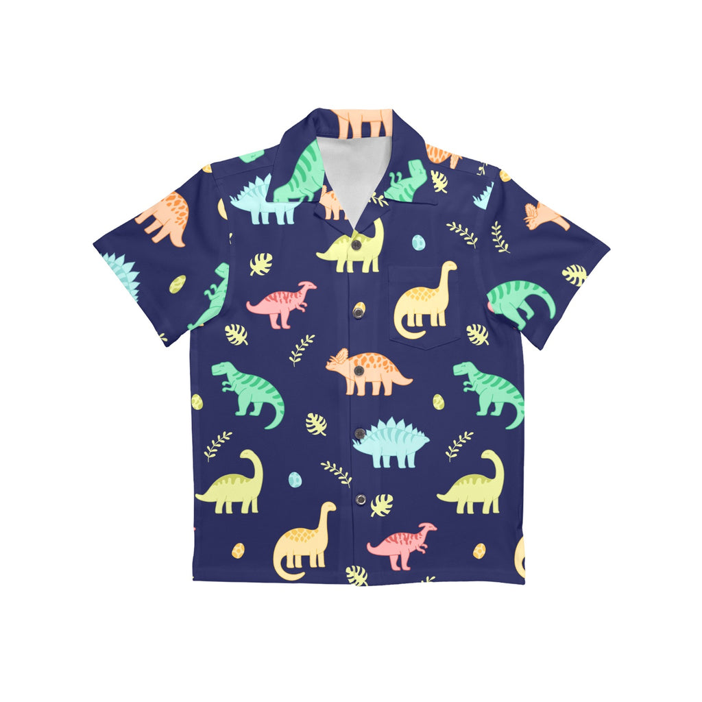 Dinosaurs - Junior Kids Hawaiian Shirt