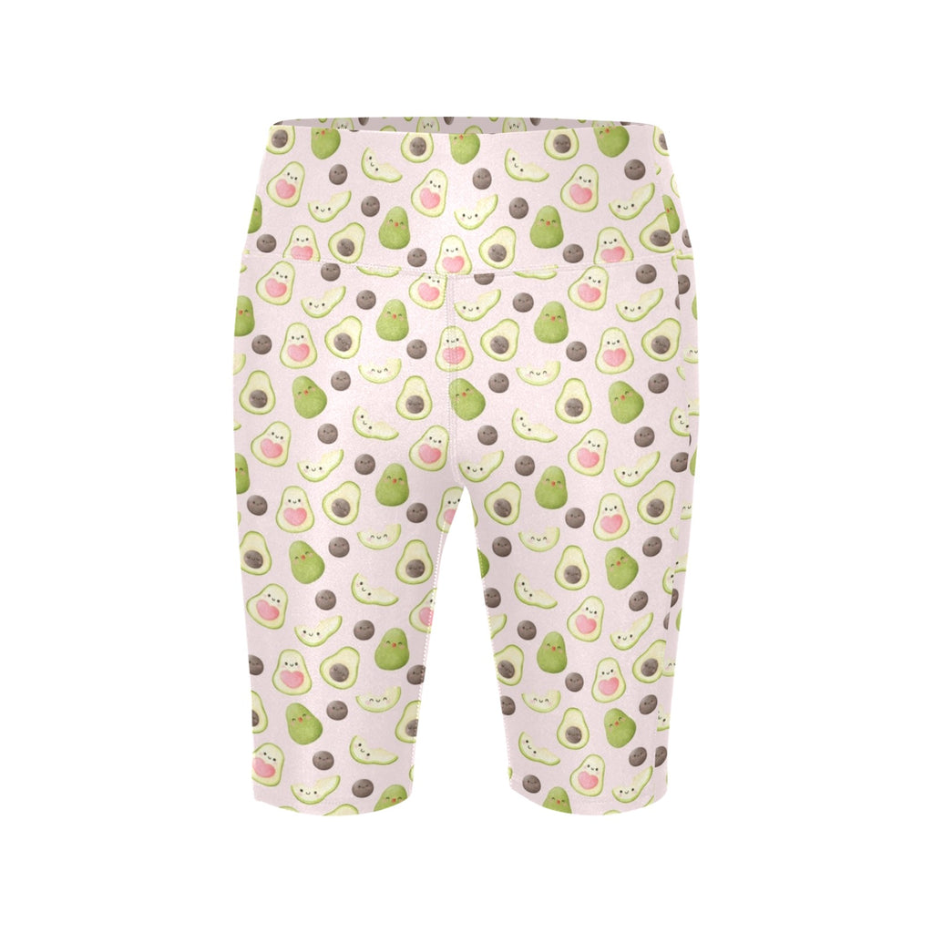 Avocado Love Women's Bike Shorts With Side Pockets