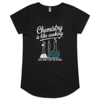 Chemistry Is Like Cooking Women's AS Colour Scoop Neck T-Shirt