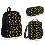 Yellow Lightning - Three Piece Backpack Set