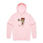 Even My Coffee Needs Coffee - Mens Hoodie Pink Mens Hoodie Coffee Printed In Australia