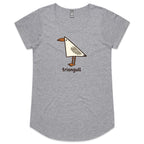 Triangull Geometry Triangle Women's AS Colour Scoop Neck T-Shirt