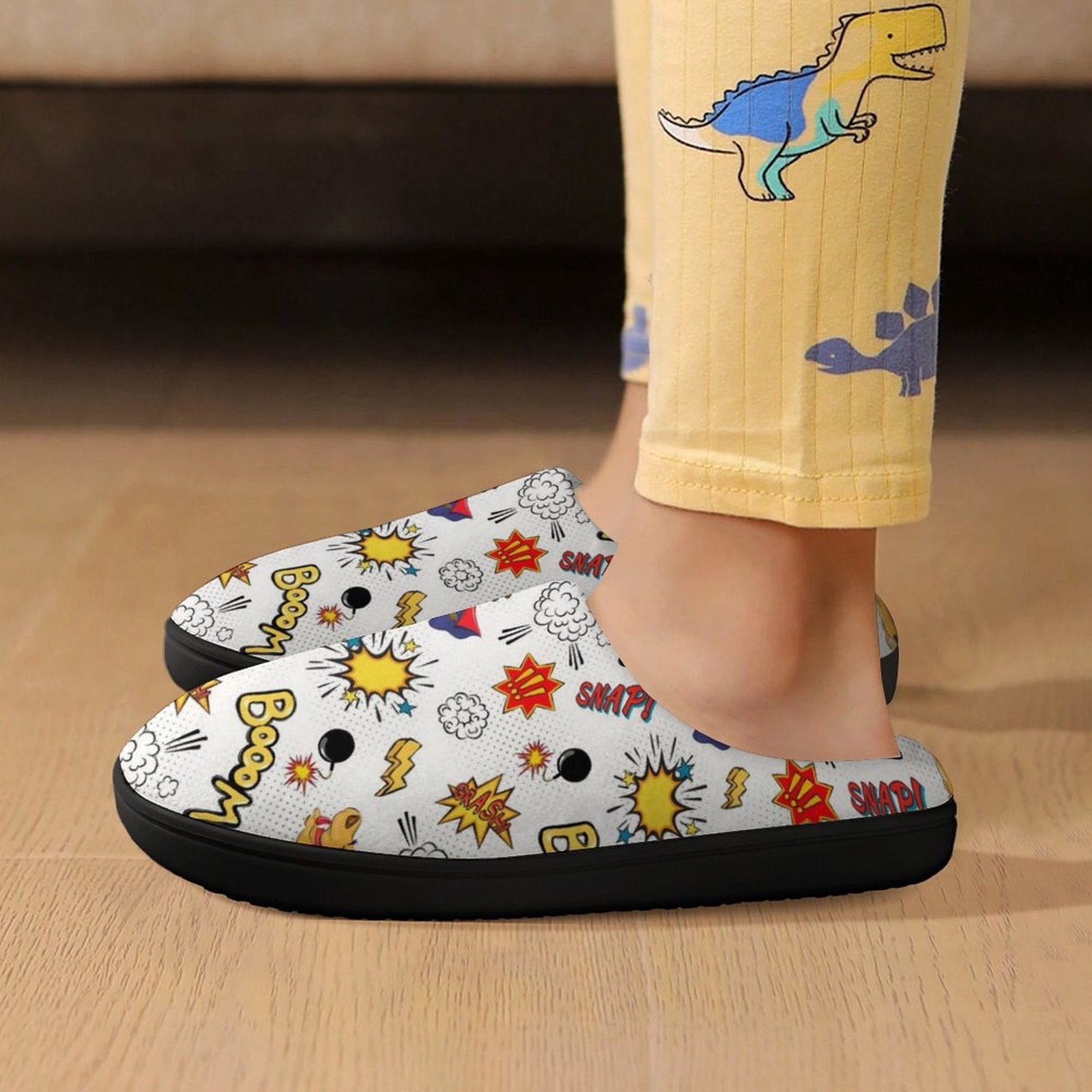 Super Dog Kids Cotton Slippers Kids Cotton Slippers animal comic Printed Offshore
