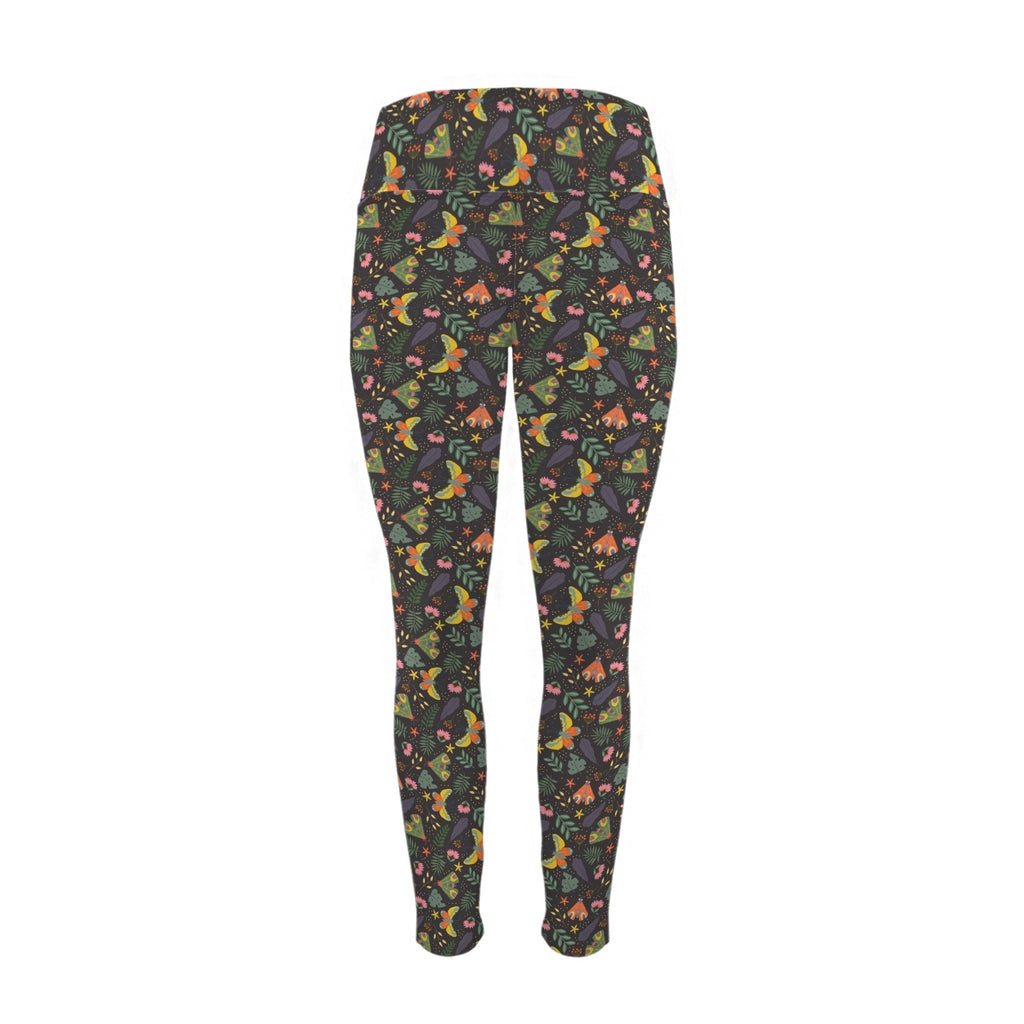 Dark Butterfly Women's High Waist Pockets Yoga Leggings Women's High Waist Pockets Yoga Leggings animal Printed Offshore