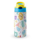 Summer Fun - Little Kids Water Bottle blue 350ml Little Kids Water Bottle Printed Offshore Summer