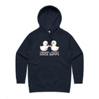 Goose Bumps - Womens Hoodie Navy Womens Hoodie animal Printed In Australia