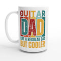 Personalised Guitar Dad White 15oz Ceramic Mug Default Title Personalised 15oz Mug Dad Globally Fulfilled Music