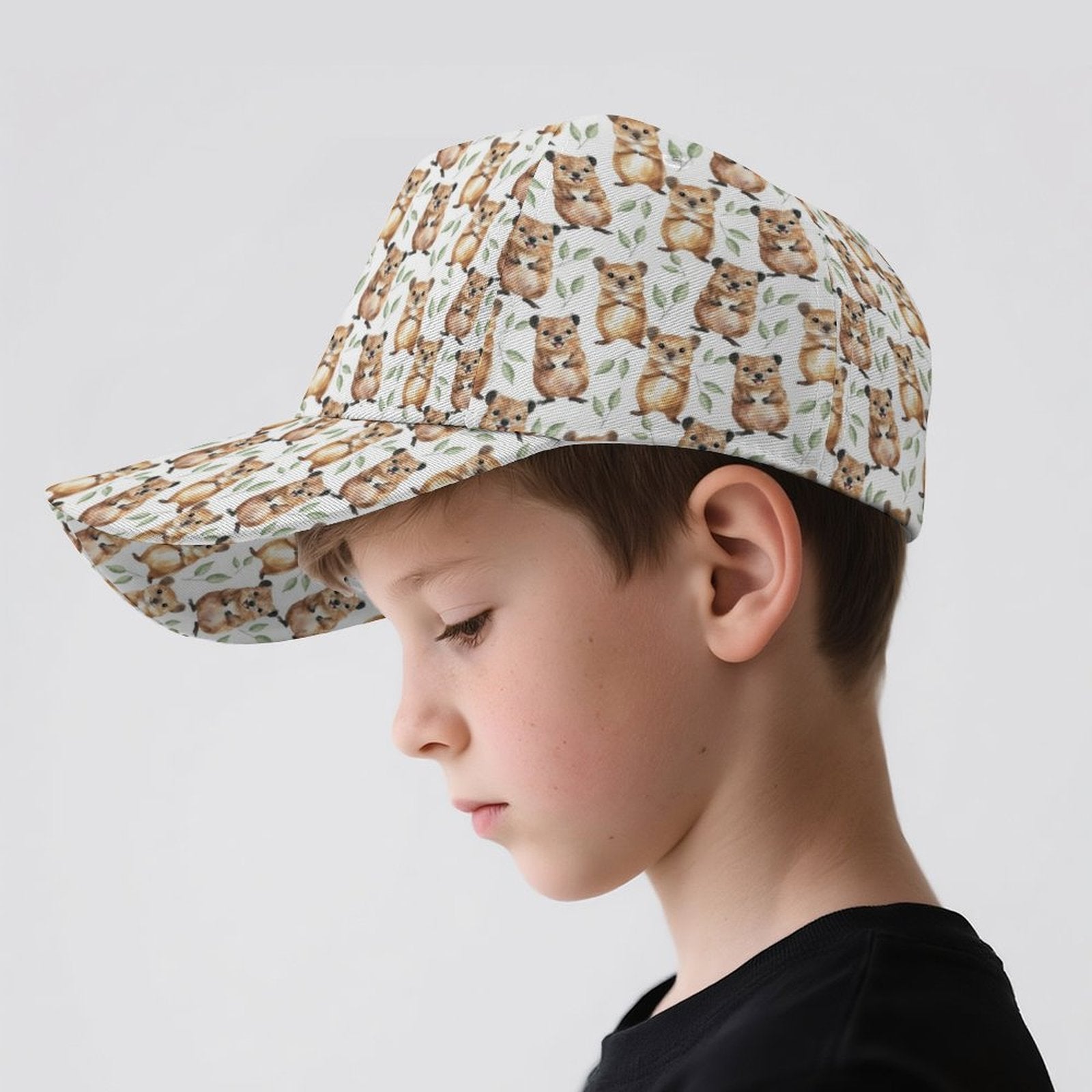 Quokkas Kids Baseball Cap Kids Baseball Hat animal Australia Printed Offshore