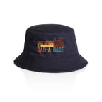 Dad-A-Base - AS Colour Bucket Hat Navy One Size As Colour Bucket Hat Dad Printed In Australia