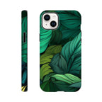 Tropical Leaves - Apple iPhone Tough case iPhone 14 Plus iPhone Tough Case Globally Fulfilled Plants
