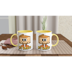 Personalised - Pi Day - White 11oz Ceramic Mug with Colour Inside Personalised 11oz Mug customise Globally Fulfilled Maths personalise Science