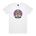 Coffee, Alien, UFO, Take Me To Your Brewer Men's AS Colour T-shirt White Mens T-shirt Coffee Printed In Australia Sci Fi