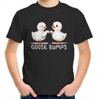 Goose Bumps - Kids Youth T-Shirt Black Kids Youth T-shirt animal Printed In Australia
