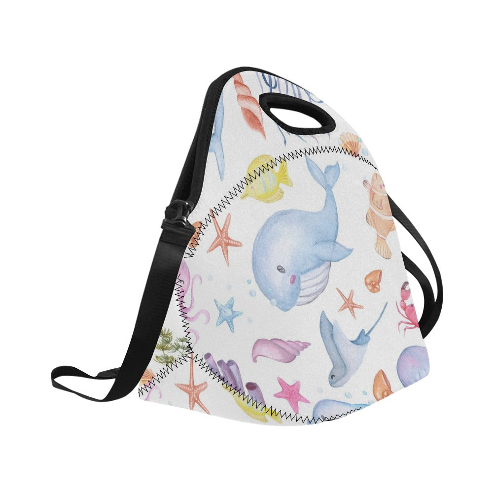 Under The Sea - Neoprene Lunch Bag Neoprene Lunch Bag Printed Offshore
