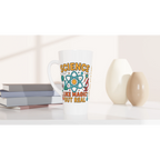 Personalised Science, Like Magic But Real White Latte 17oz Ceramic Mug Personalised Latte Mug Globally Fulfilled Science