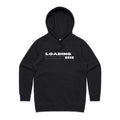 Loading Women's AS Colour Hoodie Black Womens Hoodie Printed In Australia Tech