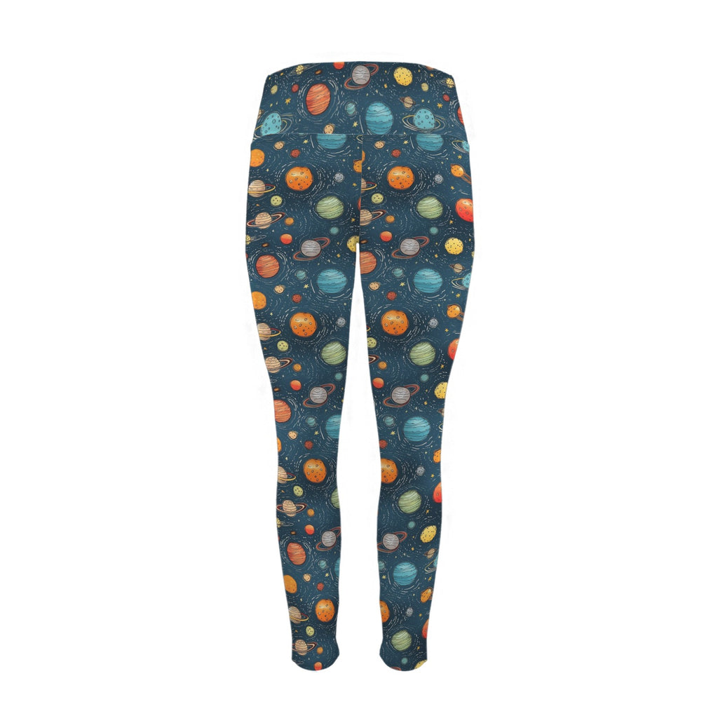 Galaxy - Women's High Waist Pockets Yoga Leggings