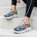 Bright Paisley Women's Twisted Sole Sneakers