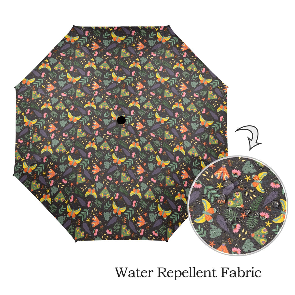 Dark Butterfly Umbrella Umbrella Printed Offshore
