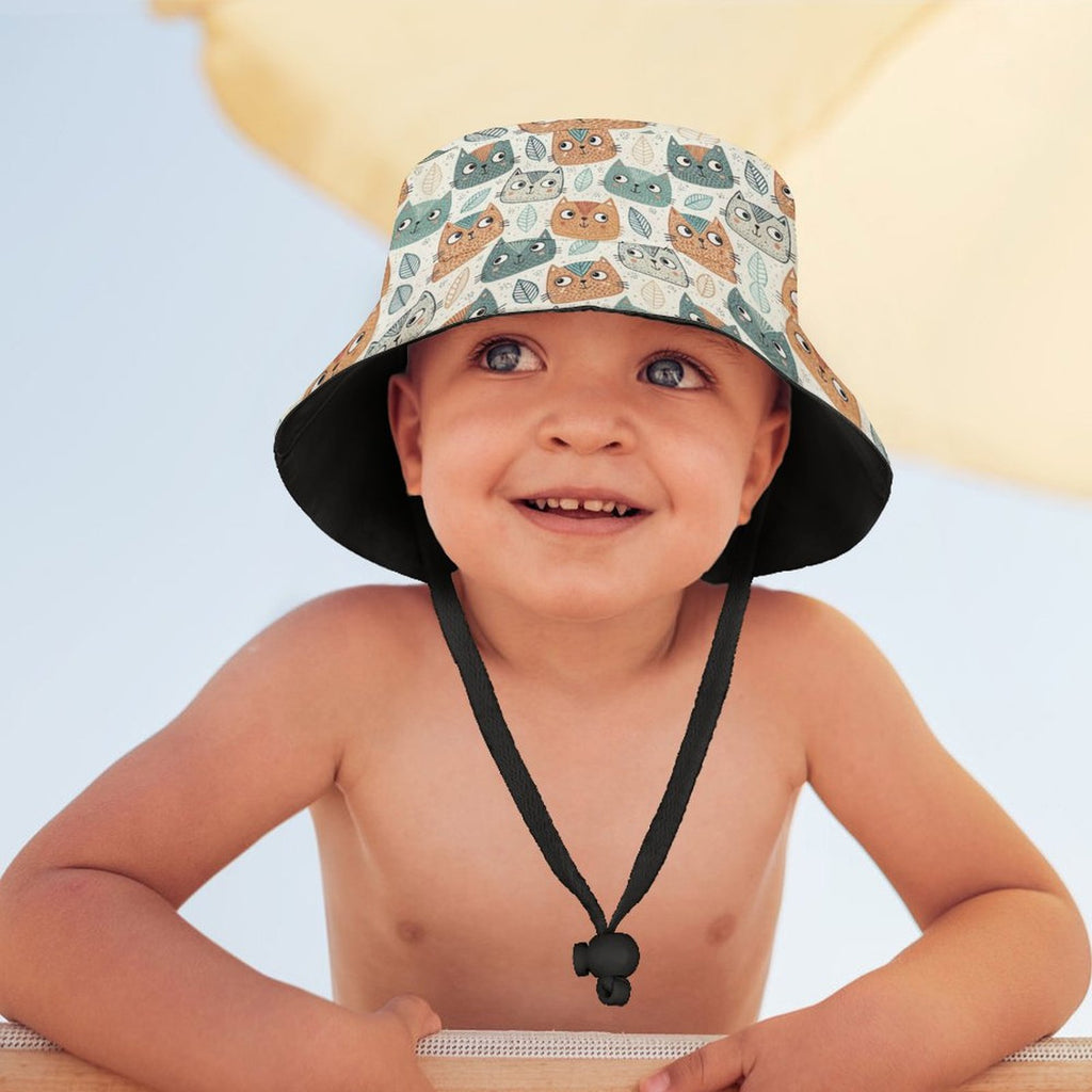 Cat Faces - Kids Bucket Hat