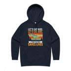 Punctuation Saves Lives, Dinosaur Women's AS Colour Hoodie