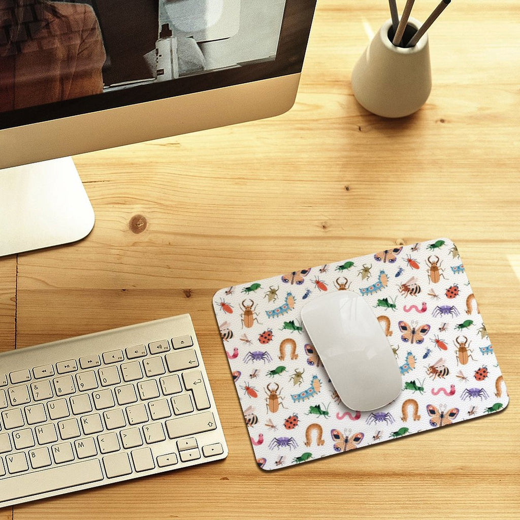 Cute Little Bugs Leather Mouse Pad Leather Mouse Pad animal Printed Offshore