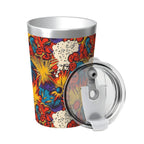 Comic Book Explosions Small Stainless Steel Travel Mug Cup 12oz/350ml Small Travel Mug comic Printed Offshore