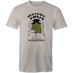Vinyl Collector, Music Records - Mens T-Shirt Light Grey Mens T-shirt Music Printed In Australia Retro