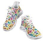 Colourful Cheetah Women's Twisted Sole Sneakers